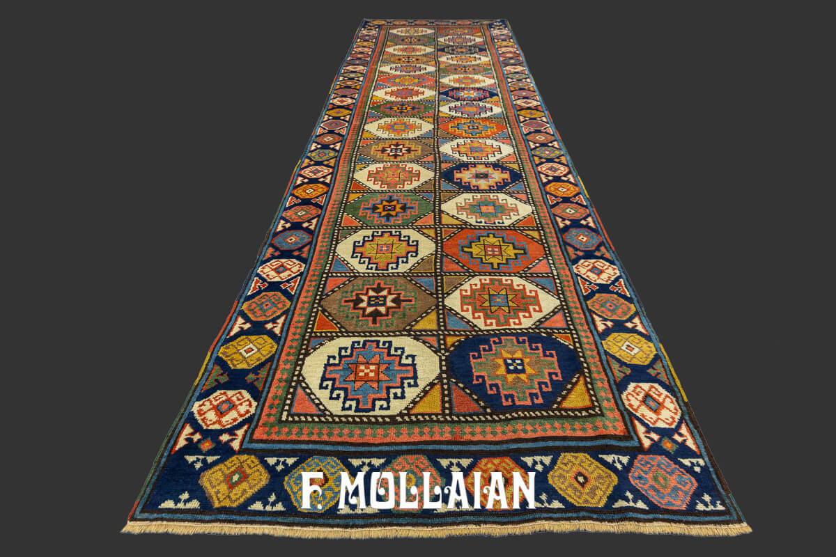 Caucasian Rug Moghan Multicolor Runner n°:71193526